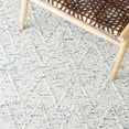 thumbnail image 6 of SAFAVIEH Marbella Ciannait Distressed Area Rug, Blue/Ivory, 6' x 6' Square, 6 of 8