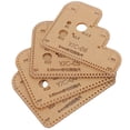 thumbnail image 2 of 4Pcs Acrylic Template, Leather Craft Template, Kraft Paper Strong DIY Leather Craft Cutting Leather For Craft DIY, 2 of 8