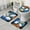 Halloween Ghosts And-2, variant on Halloween Ghosts and Bats Pattern Bathroom Rugs Sets 3 Piece,Toilet Cover Set,Absorbent Non Slip Bathroom Mats Sets with U-Shaped Contour Rug Toilet Rug Set