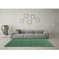 thumbnail image 3 of Ahgly Company Indoor Square Abstract Light Blue Modern Area Rugs, 8' Square, 3 of 4