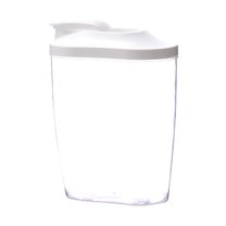 Small BPA Free Plastic Food Saver, Kitchen Food Cereal Storage Containers with Cap,Storage Box Food-grade Space-saving PP Airtight Cereal Container Storage Box for Dried Grains