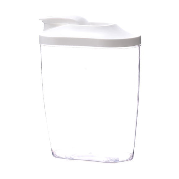 Small BPA Free Plastic Food Saver, Kitchen Food Cereal Storage Containers with Cap,Storage Box Food-grade Space-saving PP Airtight Cereal Container Storage Box for Dried Grains