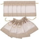 thumbnail image 1 of unbranded 10Ud Bolsa Con Cordón Beige Para Guardar Joyería Y Accesorios Con Ventana Clara, 1 of 6