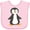 AD-Pink, variant on Inktastic Cute Baby Penguin Boys or Girls Baby Bib