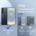 thumbnail image 2 of JETech Magnetic Case for Samsung Galaxy S25 5G, Compatible with MagSafe, Translucent Matte Back Shockproof Phone Cover (Black), 2 of 7