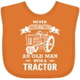 thumbnail image 3 of Inktastic Old Man Tractor Boys Baby Bib, 3 of 4