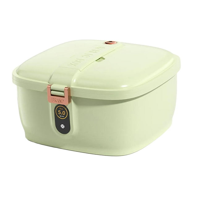 DOLITY Grain Rice Container Rice Bucket Leakproof Lid, Large Capacity Food Grain Box Bin, Rice Storage Bin for Flour Cereal Dry Food For 5KG