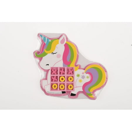 Way To Celebrate Tic Tac Toe Board, Unicorn