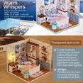 thumbnail image 4 of Miniatura Super Mini Tamaño Casa de muñecas Modelo Kits de construcción de madera, 4 of 8