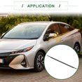 thumbnail image 3 of Sello de ventana Weatherstrip Unique Bargains para Toyota Prius 2010-2015 PVC Acero inoxidable Frontal derecho No.7571047021 1pc, 3 of 6