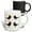 Multicolor, variant on 3drose, Four Calling Birds Retro Mid-century Cut-out, 11oz Magic Transforming Mug