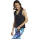 thumbnail image 1 of Reebok Womens Fabric Mix Muscle Tank Top, black, XS, 1 of 2