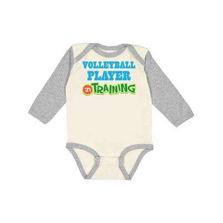 

Inktastic Volleyball Player kids Gift Baby Boy or Baby Girl Long Sleeve Bodysuit