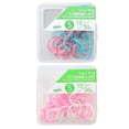 thumbnail image 2 of 60pcs Convenient Paper Binder Rings Plastic Book Rings Household Book Circles (Random Color), 2 of 9