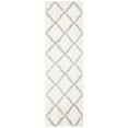 thumbnail image 5 of Parma Lyssa Geometric Shag Area Rug by Chateau Lyon Area Rug, Cream/Grey, 6' x 9', 5 of 10