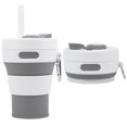 thumbnail image 1 of Hweilai 1 450ml foldable coffee cup with lid, 1 of 5