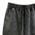 thumbnail image 3 of Mens Elastic Waist Pants with Pockets for Men Drawstring Closure Solid Color Casual Sports Shorts Polyester M 3Xl, 3 of 5