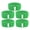 Green, variant on NFTIGB 5Pcs 3 Legged Race Bands For Kids And Adults, Relay Race Games For Outdoor Group Party, Birthday, Carnival, Field Day Team Building Activities (7.87 inches / 20 cm) Red