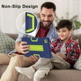 thumbnail image 6 of ELEHOLD Case for Lenovo Tab K9 /Lenovo Tab One 2025 (TB305FU),8.7-inch,Heavy Duty Hard PC Silicone Case Hidden Kickstand Anti-Scratch Shockproof Cover for Kids Men Women, Navyblue+Yellow, 6 of 8