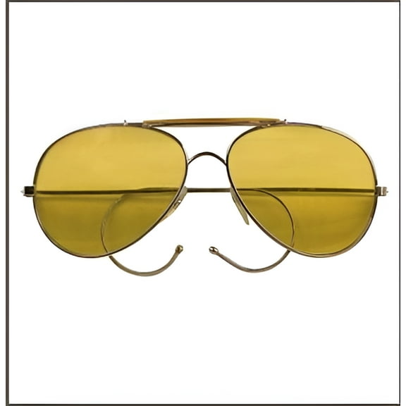 Rothco 119 Aviator Air Force Style Sunglasses, Yellow