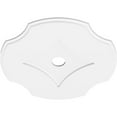 thumbnail image 2 of 26"OD x 3"ID x 9"C x 1"P Percival Architectural Grade PVC Contemporary Ceiling Medallion, 2 of 11