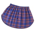thumbnail image 1 of Aayomet Plaid Skirts For Women Women's Casual High Waist Plaid A Line Pleated Mini Skirt,Blue S, 1 of 3