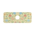 thumbnail image 7 of Yayeee Faucet Mat for Kitchen Sink 14.7" Diatomite Long Splash Guard Pad, Colorful Flower, 7 of 7