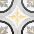 thumbnail image 3 of The Tile Life DaVinci Mustard Porcelain Encaustic Tile Sample - 7.9 x 7.9 in. - 1-Piece - Floor, Wall, Backsplash, 3 of 4
