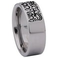 thumbnail image 3 of Islamic Shahada Tungsten Carbide Ring, 3 of 9