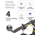thumbnail image 3 of Aluminum Alloy Mountain Bike Rearview Mirror, Steel Clamps, High-Definition Vision, 3 of 8