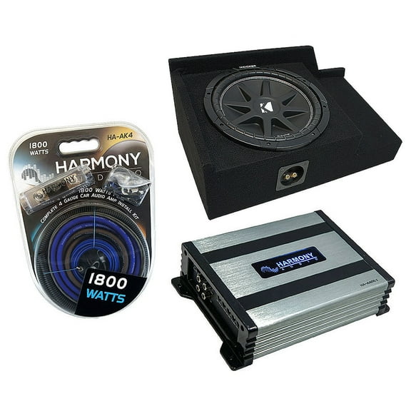 99-06 Chevy Silverado Ext Cab Truck Kicker Comp C10 Single 10 Sub Box HA-A400.1