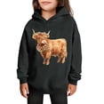 thumbnail image 1 of Sudaderas con capucha para niños y niñas, sudaderas casuales de manga larga, lindas sudaderas de gran tamaño con bolsillo de polar, chaquetas para niñas, 1 of 4