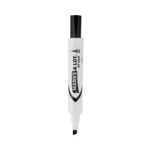 Avery MARKS A LOT Desk-Style Dry Erase Marker Value Pack, Broad Chisel Tip, Black, 36/Pack, Each