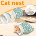 thumbnail image 6 of Cozy Lamb Wool Cat Sleeping Bag, Warm Thermal Pet Cave Bed, Semi-Enclosed Kitten Burrowing Nest, Comfortable Indoor Puppy Snuggle Sack For Small Dogs Cats, 6 of 6