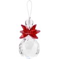 thumbnail image 1 of K9 Crystal Ball Pendant Transparent Prism Octagonal Pendant Beads Wedding Decoration Christmas Decoration,Red, 1 of 5