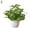 B, variant on Bobasndm Artificial Potted Plants, Artificial Green Leaves with Natural Stone and Cement Pot, Fake Plants for Indoor and Room Decoration