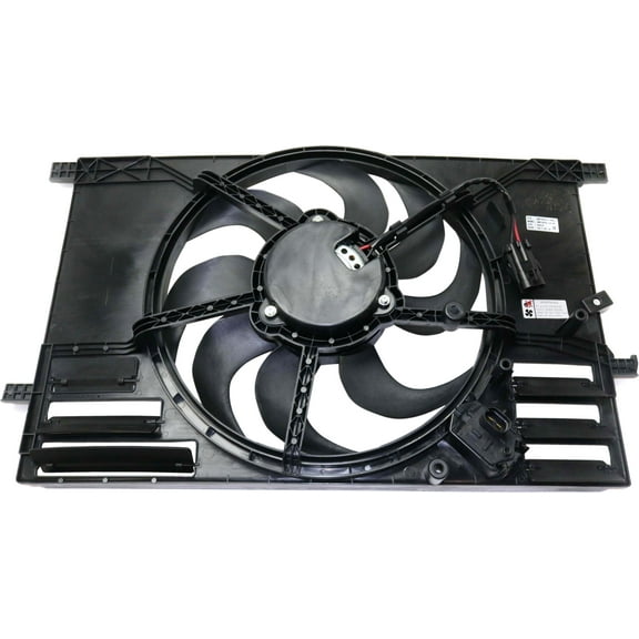 Cooling Fan Assembly Compatible with RAM PROMASTER CITY 2015-2018/RENEGADE 2015-2018/FIAT 500X 2016-2018 Single Fan 2.4L Engine