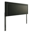 thumbnail image 4 of Home Design Sarasota Twin Upholstered Headboard with Double Nailhead Trim and Foam Padding, Black, Easy Assembly, 4 of 4