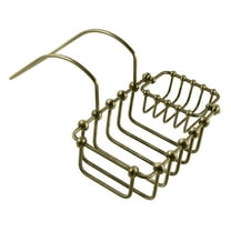 Kingston Brass CC2173 7-Inch Clawfoot Tub Hanging Soap and Sponge Holder in Antique Brass