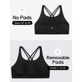 thumbnail image 3 of Top Deportivo CRZ YOGA Butterluxe con Tirantes Cruzados Negro Mediano, 3 of 6