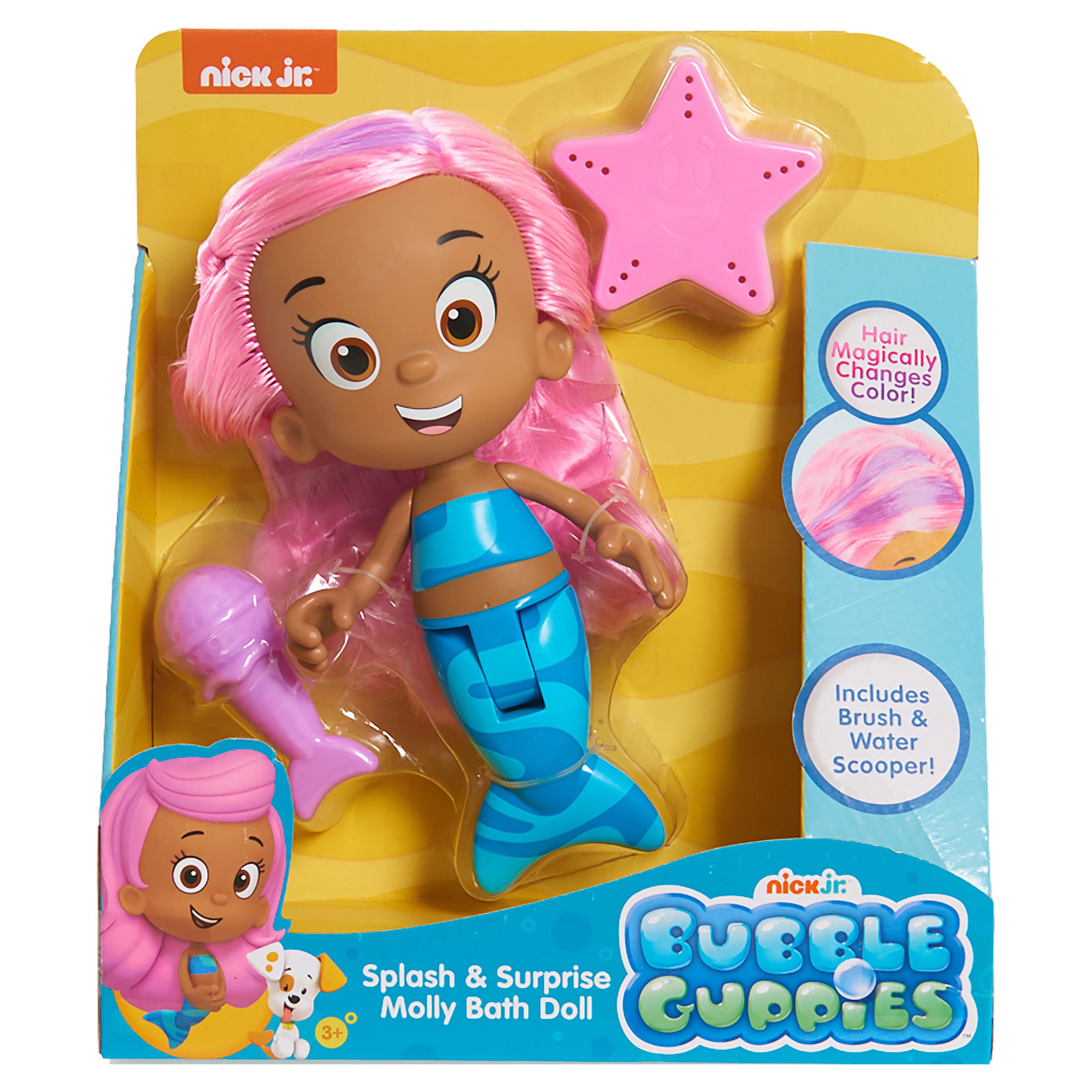Bubble Guppies Splash and Surprise Molly Bath Doll,  Kids Toys for Ages 3 Up, Gifts and Presents - image 5 of 5