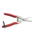 thumbnail image 2 of Elbow Pruning Shears Incisive Stainless Steel Blade Plastic Handle Red Hand Pruner for Gardening, 2 of 11