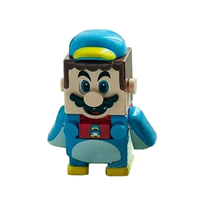 Bloques de construcción de modelos Super Mario Brother, figuras de acción, juego de aventuras de anime, juguete para niños, regalo compatible con 71369