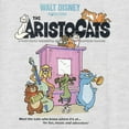 thumbnail image 2 of Disney Womens The Aristocats Classic Poster Tri-Blend Racerback Layering Tank XX-Large White Heather, 2 of 4