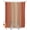 Red Orange, variant on Split Shower Curtain for Transfer Bench, Red Orange Ombre Fabric Shower Curtains for Bathroom, Modern Gradient Abstract Art Tub Sliding Transfer Bench Waterproof Bath Curtains 72"x84"