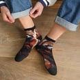 thumbnail image 3 of Naloa Red Panda Autumn Branches Ankle Socks for Women Non Slip Socks No Show Socks Classic Low Cut Casual Socks Casual Socks, 3 of 7