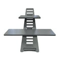 thumbnail image 2 of Wooden Standing Desk, Laptop Desk Attachment Height Adjustable Stand Table Raiser for Home, Office (Black), 2 of 5