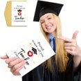 thumbnail image 2 of Interesting Congratulation Graduation Greeting Card Foldable Graduation Greeting Card For Graduation Party Message Blessing Card, 2 of 7