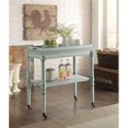 thumbnail image 1 of Home Roots Furniture 286343 32 x 30 x 18 in. MDF & Solid Wood Leg Tray Table - Antique White, 1 of 1