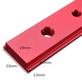 thumbnail image 6 of BToBackyard Jig Fixture Slot Nut M6 / M8 T-track M6/M8 T Slot T Slot T Rail Aluminum Red 100-450mm Aluminum Alloy T Nut Accessories, 6 of 11